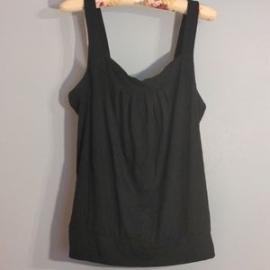 WHBM XL black banded bottom tank